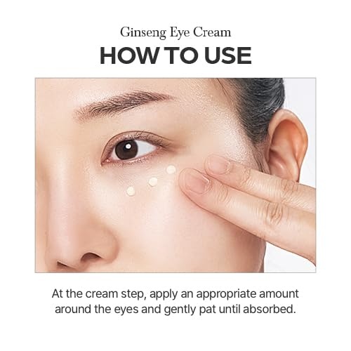 image:imageIm From Ginseng EyeampNeck Cream Korean Red Ginseng Eye Cream for Nourishment Deep Moisture Care 101 fl oz
