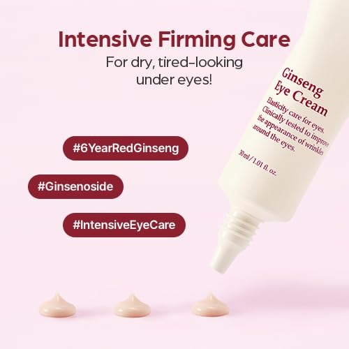 image:imageIm From Ginseng EyeampNeck Cream Korean Red Ginseng Eye Cream for Nourishment Deep Moisture Care 101 fl oz