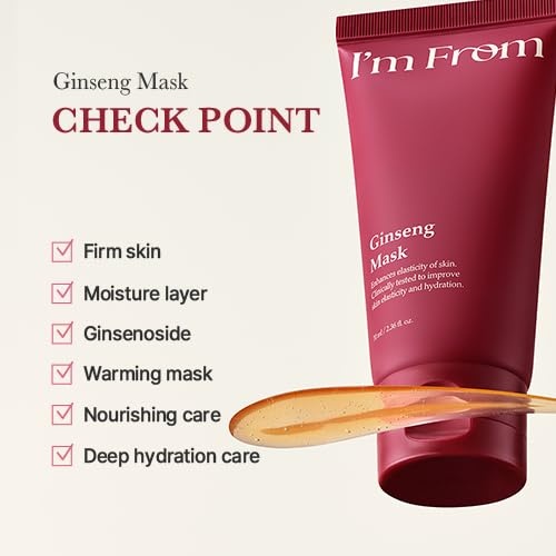 image:imageIm From Ginseng Mask Korean WashOff Mask with Red Ginseng Extract for Elasticity Nourishment amp Moisture Care 237 floz