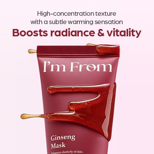 image:imageIm From Ginseng Mask Korean WashOff Mask with Red Ginseng Extract for Elasticity Nourishment amp Moisture Care 237 floz
