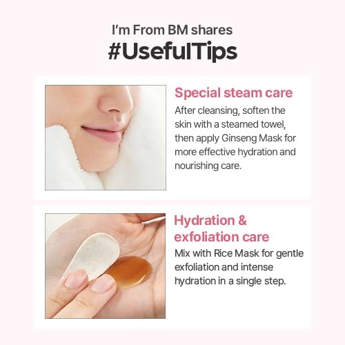 image:imageIm From Ginseng Mask Korean WashOff Mask with Red Ginseng Extract for Elasticity Nourishment amp Moisture Care 237 floz